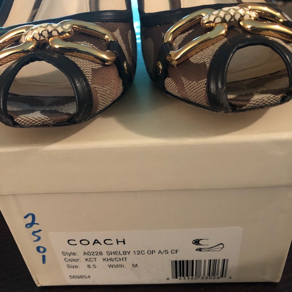 Coach Shelby wedge shoes - Picture 4 of 4